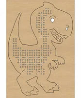 URSUS Stickset Kreuzstich Tiere 14.5 x 20 cm, 24 Stück - Detailfarbe: Braun - Produktart: Stickkarton