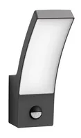 Philips Wandleuchte Splay UE Bewegungsmelder 2700K Anthrazit - Dimmbar: nicht dimmbar - Lichtfarbe: Warmweiss (WW) - Lichtausbeute: 210.5 lm/W - Gesamtleistung: 3.8 W - Zusätzliche Ausstattung: Dämmerungssensor - Bewegungssensor - Farbtemperatur Kelvin: 2