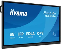 iiyama TE6513A-B1AG Signage-Display Interaktiver Flachbildschirm 163,8 cm (64.5") WLAN 500 cd/m² 4K Ultra HD Schwarz Touchscreen Eingebauter Prozessor Android 18/7