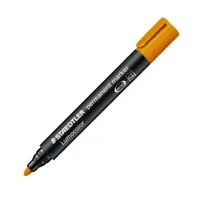 Staedtler Permanent-Marker Lumocolor 352 Orange, permanent - Strichstärke: 2 mm - Verpackungseinheit: 1 Stück - Oberfläche: CD/DVD - Karton - Stein - Glas - Papier - Set: Nein - Detailfarbe: Orange - Eigenschaft-Stift: Permanent