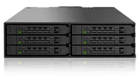 Icy Dock MB996SP-6SB disk array 0 TB Black