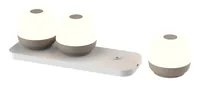 Schönenberger Akku-Tischleuchte MoveGlow 3er Set, Sand - Dimmbar: dimmbar - Lichtfarbe: Warmweiss - Zusätzliche Ausstattung: inkl. Ladekabel - Leuchtenfarbe: Beige - Gesamtleistung: 6 W - Lampensockel: LED fest verbaut