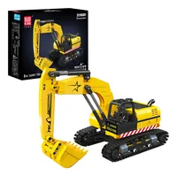 Mould King Mini-Bagger Baumaschinen-Modell aus Klemmbausteinen - Anzahl Teile: 705 Teile - Altersempfehlung ab: 8 Jahren - Kategorie: Baustelle - Material: ABS - Kunststoff