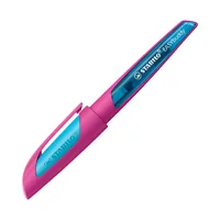 STABILO EASYbuddy ergonomischer Schulfüller inkl. Patrone - Strichstärke: Medium (M) - Set: Nein - Bedienungsseite Stift: Universal - Ergnonomisch Schreiben: Ja - Anwender: Erwachsene - Kinder - Schüler - Schriftfarbe: Blau