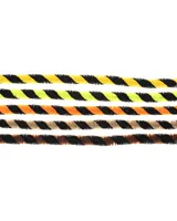 Glorex Chenilledraht 8 mm, Bicolor, 10 Stück - Länge: 50 cm - Durchmesser: 8 mm - Detailfarbe: Mehrfarbig - Drahtart: Chenilledraht