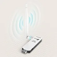 TP-Link WLAN-N USB-Stick TL-WN722N - Schnittstelle Hardware: USB 2.0 - WLAN Standard: IEEE 802.11n (Wi-Fi 4) - IEEE 802.11b (Wi-Fi 2) - IEEE 802.11g (Wi-Fi 3) - Frequenzband: 2.4 GHz - Formfaktor: Extern - Höhe Slot-Blech: Extern