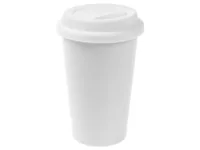 FTM Becher To Go 1 Stück - Verpackungseinheit: 1 Stück - Material: Porzellan - Detailfarbe: Weiss
