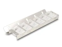 DeLOCK Keystone Holder 12 port tiltable for 10″ and 19″ rack and wall mounting
