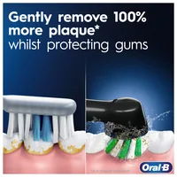 Oral-B Pro 1 Cross Action , Elektrische Zahnbürste (schwarz, mit Reiseetui)