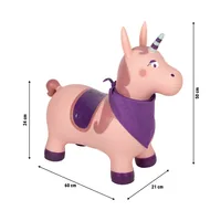 small foot Hüpftier Einhorn - Altersempfehlung ab: 24 Monaten - Material: Kunststoff - Stoff - Textil - Nachhaltigkeit: Nicht angegeben - Detailfarbe: Mehrfarbig