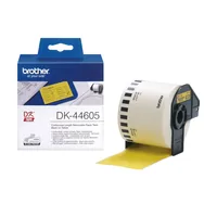 PTOUCH Endlos-Etiketten 62mmx30.48m DK-44605 QL-500/550 gelb Rolle