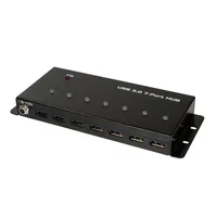 Logilink USB 3.0 HUB 7-port, Metall Industrieausführung