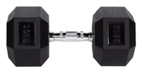 Fitcom Hex Dumbbell 25 kg - Hantelart: Kurzhantel - Gewicht Total: 25 kg - Material: Gummi - Sportart: Fitness