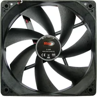 Inter-Tech F-120-S Computergehäuse Ventilator 12 cm Schwarz
