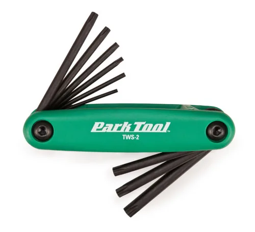 ParkTool Fahrradwerkzeug TWS-2 Torx Schraubenschlüsselsatz - Fahrrad Werkzeugtyp: Multitool - Nachhaltigkeit: Nicht angegeben - Set: Ja - Farbe: Grün