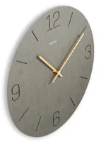 Hama Wanduhr Kreta grau     30cm eingravierte Ziffern      185881
