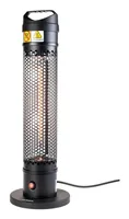 FURBER Heizstrahler Lios 1000 W - Detailfarbe: Schwarz - Leistungsaufnahme Betrieb: 1000 W - Thermostat: Nein - Produkttyp Heizgeräte: Infrarotstrahler - Ausstattung: Kippsicherung - Tragegriff - Überhitzungsschutz - Montagemöglichkeiten: Freistehend