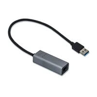 D I-TEC USB 3.0 Metal Gigabit Ethernet Adapter 1x USB 3.0 auf RJ-45 LED-Anzeige fuer Notebook Tablet PC Windows Mac Linux Android