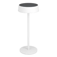 EGLO Leuchten Akku-Tischleuchte Simeri SOLAR-LED – Touch Weiss - Betriebsart: Akkubetrieb - Solarbetrieb - USB - Lampensockel: LED - Smart Home: Nicht kompatibel - Zusätzliche Ausstattung: Berührungssensor - USB-Anschluss - Variable Farbtemperatur - Anwen