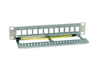 Equip 10 Patchpanel 12xKeystones FTP 1U RAL7035
