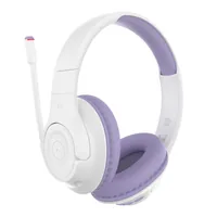 Belkin Wireless Over-Ear-Kopfhörer Soundform Inspire Violett; Weiss - Detailfarbe: Violett - Weiss - Kopfhörer Ausstattung: Lautstärkebegrenzung - Spritzwassergeschützt - Verbindungsmöglichkeiten: 3 -5 mm Klinke (Klinkenstecker) - Bluetooth - Einsatzberei