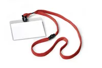 DURABLE 60 x 90 mm 10 Stück, Rot - Detailfarbe: Rot - Funktionen Ausweishalter: Textilband