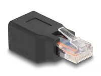 Delock Netzwerkadapter RJ45/RJ48/RJ50 Stecker/Buchse 1 Stück - Zubehörtyp: Kupplung - Detailfarbe: Schwarz - Verpackungseinheit: 1 Stück