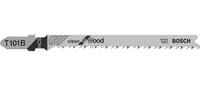 Bosch Professional Stichsägeblätter-Set T 101 B Clean for Wood, 5-teilig - Zubehörtyp: Stichsägenaufsatz - Verpackungseinheit: 5 Stück - Für Material: Holz