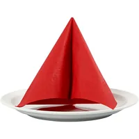 Creativ Company Papierservietten Rot 33 cm x 33 cm, 20 Stück, Rot - Material: Papier - Grösse: 33 cm x 33 cm - Eigenschaften: Keine Eigenschaft - Anzahl Lagen: 3 - Motiv: Ohne Motiv - Produkttyp: Papierservietten