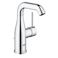 GROHE Lavaboarmatur Essence M-Size 1/2, Chrom - Material: Messing - Anschlussmass: 1/2 - Farbe: Chrom - Ausführung: Einhebelmischer - Produktfamilie: Essence