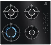 Electrolux EGG6407K Black Built-in 59 cm Gas 4 zone(s)