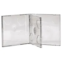 Hama CD-Double-Box 5er-Pack Transparent Jewel-Case     44752