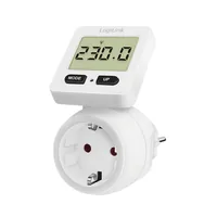 Logilink Energiekosten Messgerät, Display 180 drehbar, weiß
