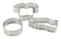 Zenker Guetzli-Ausstecher-Set Fussball - Detailfarbe: Silber - Materialtyp: Metall - Material: Blech - Set: Ja - Stehkeks: Nein - Verpackungseinheit: 3 Stück