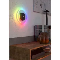 EGLO Leuchten Wandleuchte TREPELLA Akku LED mit Magnet Schwarz - Smart Home: Nicht kompatibel - Dimmbar: dimmbar - Anwendungsbereich: Indoor - Betriebsart: Akkubetrieb - USB - Zusätzliche Ausstattung: Bewegungssensor - Farbwechsel - Fernbedienung - inkl. 