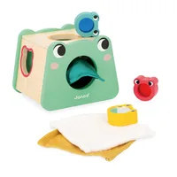 Janod Beschäftigungsspielzeug Box 12 Monate - Altersempfehlung ab: 1 Jahr - Material: FSC®-Holz - Eigenschaften: Keine Eigenschaft - Zertifikate: Keine Zertifizierung - Detailfarbe: Mehrfarbig