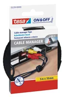 TESA Kabelbinder on&off 10mmx5m 552390000 schwarz