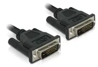 Delock Kabel DVI-D - DVI-D, 0.5 m - Kabeltyp: Anschlusskabel - Videoanschluss Seite A: DVI-D - Videoanschluss Seite B: DVI-D - Detailfarbe: Schwarz - Kabellänge: 0.5 m - Display Port Standard: Keine Angabe
