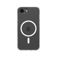Rhinoshield Back Cover Clear MagSafe iPhone 16e Ash Black - Grundfarbe: Transparent - Fallsicher: Nein - Kompatible Hersteller: Apple - Detailfarbe: Transparent - Mobiltelefon Kompatibilität: iPhone 16e - Material: Recycling-Kunststoff