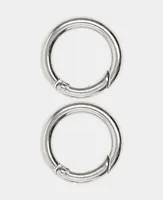 lalana Schlüsselanhänger ø 37 mm, 2 Stück - Detailfarbe: Silber