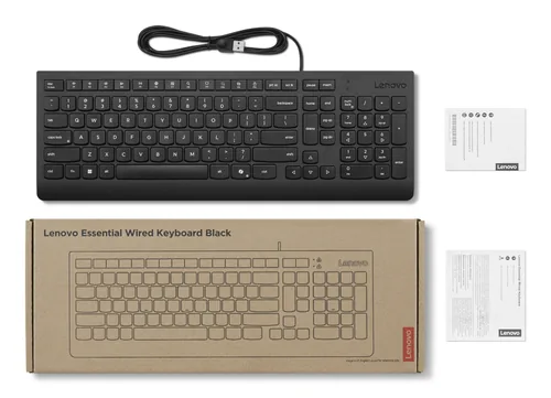 Lenovo 4Y41R64647 Tastatur Heimbüro USB Deutsch Schwarz