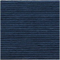 Rico Design Wolle Creative Ricorumi DK 25 g, Nachtblau - Packungsgrösse: 1 Stück - Länge: 57.5 m - Material: Baumwolle - Detailfarbe: Nachtblau - Waschbar bei: 30 °C - Nadelstärke: 3 mm - 4 mm