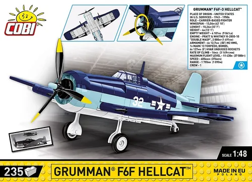 Grumman F6F Hellcat, Konstruktionsspielzeug