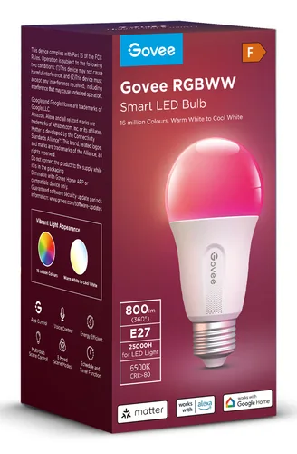 Smart Wifi&BLE Light Bulb 800lm
