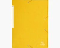 Exacompta Gummibandmappe Maxi A4 Gelb - Typ: Gummibandmappe - Ausstattung: Gummiband - Detailfarbe: Gelb - Material: Karton