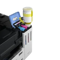 Canon Multifunktionsdrucker MAXIFY GX7150 - Druckertyp: Farbig - Total Fassungsvermögen Papierzuführungen: 600 Seiten - Mobildruck: Ja - Anzahl Papierzuführungen (maximal): 3 - Druckgeschwindigkeit (farbig): 15.5 PPM - Druckgeschwindigkeit (schwarz-weiss)