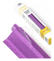 Poli-Tape Aufbügelfolie Pearl Glitter, 30.5 x 61 cm, Lavendel - Geeignet für Drucker: Nein - Detailfarbe: Lavendel - Aussenanwendung: Nein - Selbstklebend: Nein - Aufbügelbar: Ja - Folientyp: Aufbügelfolie Effekt