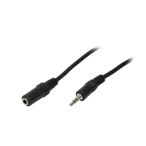 Logilink AudioVerl. 1x 3,5mm -> 1x 3,5mm StBu 10.00m bk