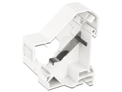 Delock Keystone Halterung für Hutschienen + Erdung