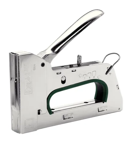 Rapid Handtacker  PRO R34 - Heftklammerlänge min.: 6 mm - Heftklammerlänge max.: 14 mm - Produktkategorie: Hand-Tacker - Für Material: Folie - Stoff - Pappe - Papier - Textil - Holz - Kunststoff - Befestiger Typ: Feindraht - Heftklammertyp: Typ 140